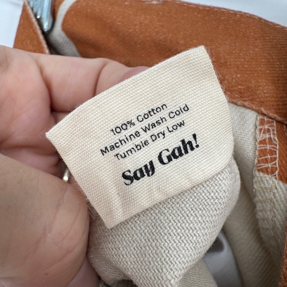 Lisa Says Gah Robyn Straight Leg Jeans In Brown Cow Print Sz 29 Maximalist Retro - Picture 11 of 11